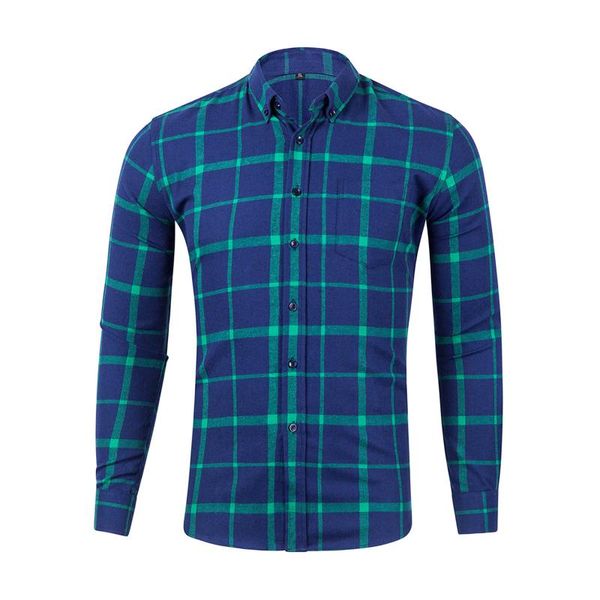 men plaid shirt, single breasted casual regular fit turn down collar classic spring and autumn clothing, White;black
men plaid shirt, single breasted casual regular fit turn down collar classic spring and autumn clothing, White;black