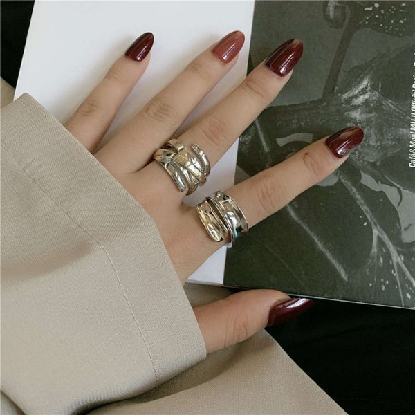 hbp a variety of metal cross wound rings women's fashion temperament personality two color open index finger ring, Silver
hbp a variety of metal cross wound rings women's fashion temperament personality two color open index finger ring, Silver