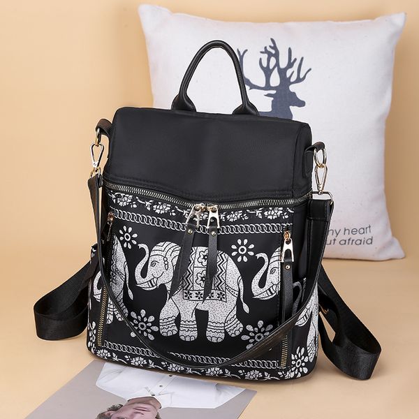 oxford cloth backpack women's 2019 new leisure multifunctional bag ethnic elephant printed student backpack
oxford cloth backpack women's 2019 new leisure multifunctional bag ethnic elephant printed student backpack