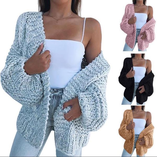 women's knits & tees autumn winter 2021 fashion temperament elegant women v-neck pure color long sleeve mohair loose warm thick cardiga, White
women's knits & tees autumn winter 2021 fashion temperament elegant women v-neck pure color long sleeve mohair loose warm thick cardiga, White