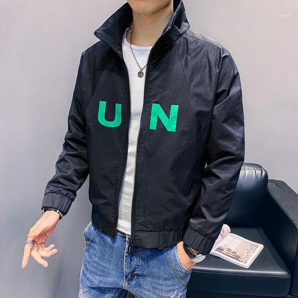 men 's spring and autumn casual trend functional stand collar internet jacket men's jackets, Black;brown
men 's spring and autumn casual trend functional stand collar internet jacket men's jackets, Black;brown