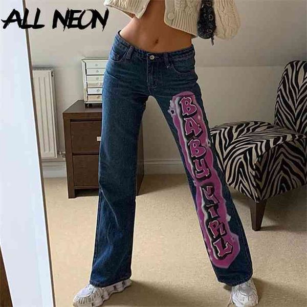 allneon e-girl vintage streetwear letter printing baggy jeans 90s fashion straight denim low waist y2k pants autumn moms jeans, Blue
allneon e-girl vintage streetwear letter printing baggy jeans 90s fashion straight denim low waist y2k pants autumn moms jeans, Blue