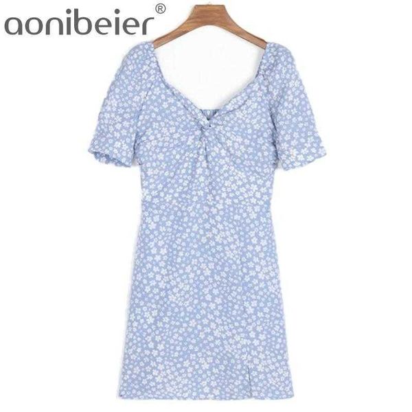 floral print summer a-line dresses puff sleeve shirred back women mini knot front deep v side split casual 210604, Black;gray
floral print summer a-line dresses puff sleeve shirred back women mini knot front deep v side split casual 210604, Black;gray