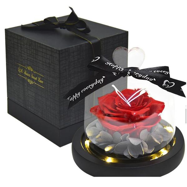 eternal flower gift valentine's day creative gift glass cover rose dried flower home decoration accessories household qylaam
eternal flower gift valentine's day creative gift glass cover rose dried flower home decoration accessories household qylaam
