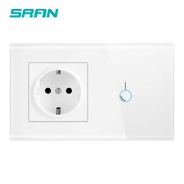 sran touch sensor switch crystal glass panel 170~250v 16a 146*86 wall socket with light switch 1/2/3gang 1way
sran touch sensor switch crystal glass panel 170~250v 16a 146*86 wall socket with light switch 1/2/3gang 1way