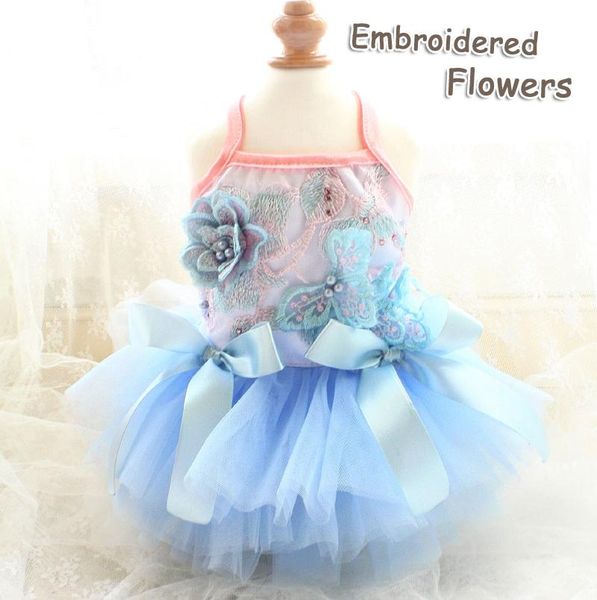 dog apparel handmade high-end clothes blue sea embroidery flowers voluminous tulle gown princess dress cat costume
dog apparel handmade high-end clothes blue sea embroidery flowers voluminous tulle gown princess dress cat costume
