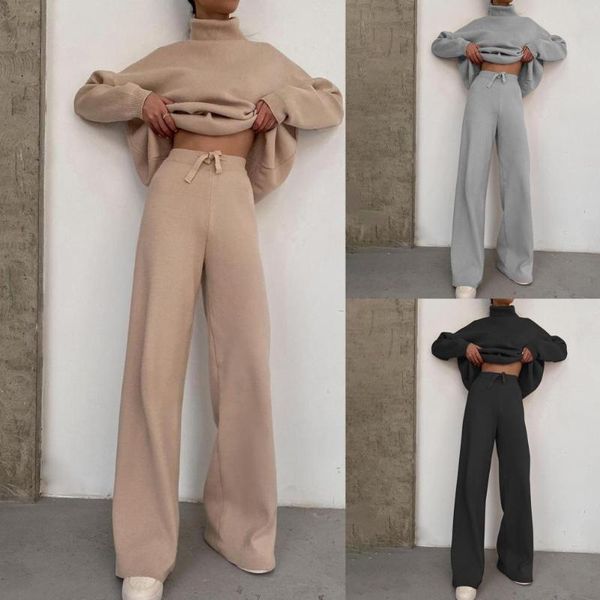 women's two piece pants 1 set solid color drawstring autumn winter thick pullover wide leg for daily wear, White
women's two piece pants 1 set solid color drawstring autumn winter thick pullover wide leg for daily wear, White