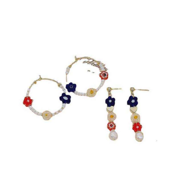 2021 south korea east gate small fresh glass flower literary style earrings female mori earrings, Golden
2021 south korea east gate small fresh glass flower literary style earrings female mori earrings, Golden