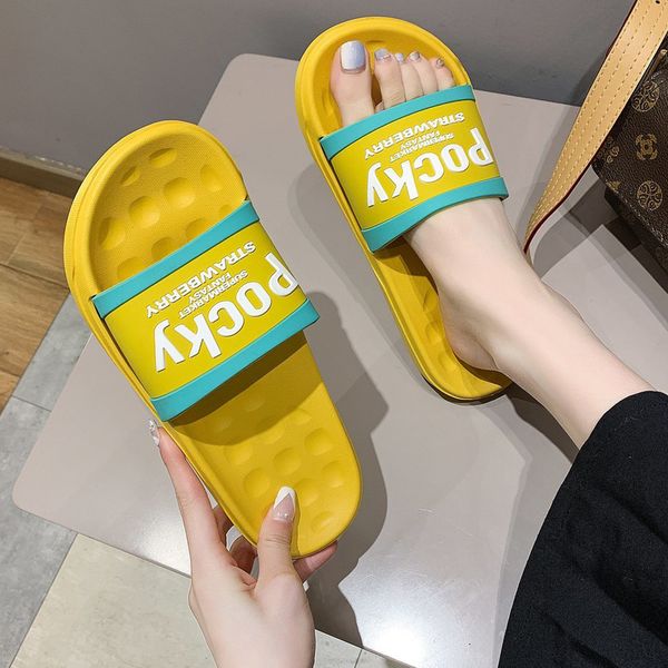 yellow thick home zoles non-slip sandals for men and women outdoor bad slippers, Black
yellow thick home zoles non-slip sandals for men and women outdoor bad slippers, Black