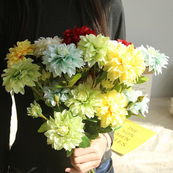 decorative flowers & wreaths 10pcs artificial dahlia silk flower home decoration wedding holding road lead wall backdrop fake
decorative flowers & wreaths 10pcs artificial dahlia silk flower home decoration wedding holding road lead wall backdrop fake