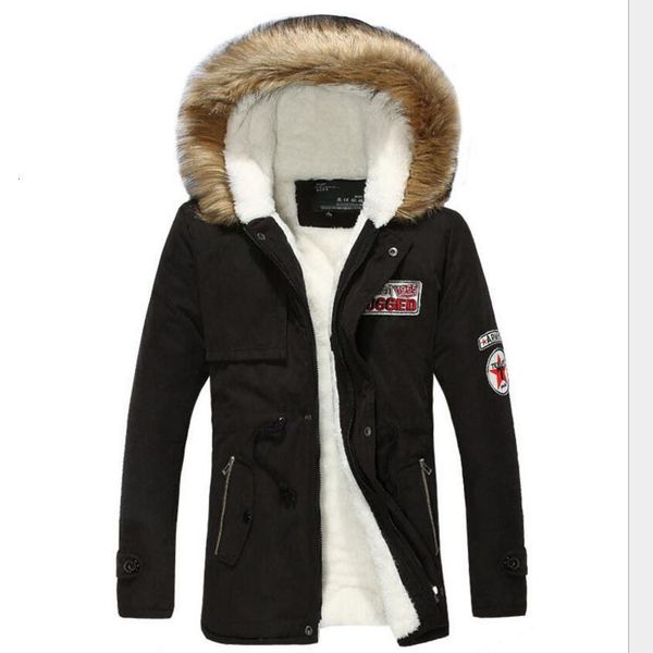 2020 new fat warm winter down long bont crow army green fleece katoen coat jas parka mensalable, Black
2020 new fat warm winter down long bont crow army green fleece katoen coat jas parka mensalable, Black