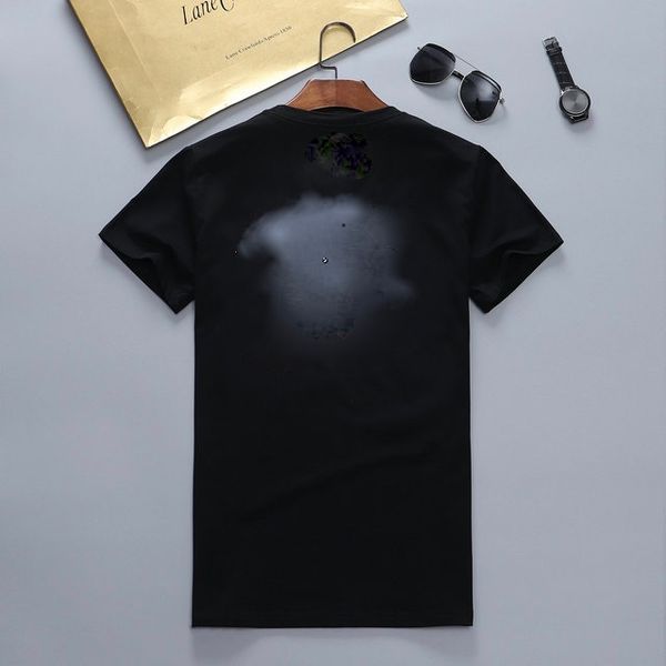 high-end letter logo printed t-shirt solid color t-shirt high street short-sleeved men's travel t-shirt summer breathable size m-3xl, White;black
high-end letter logo printed t-shirt solid color t-shirt high street short-sleeved men's travel t-shirt summer breathable size m-3xl, White;black