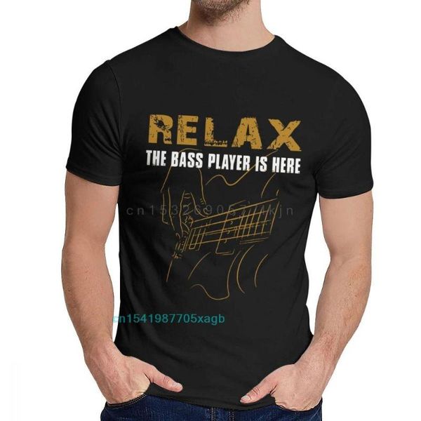 men's t-shirts t shirt relax the bass player is here electric guitars music 100% cotton fashion round collar hip hop short sleev, White;black
men's t-shirts t shirt relax the bass player is here electric guitars music 100% cotton fashion round collar hip hop short sleev, White;black
