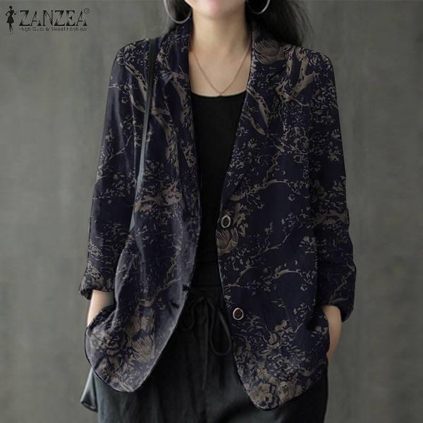 women's suits & blazers casual long sleeve lapel coats 2022 bohemian printed ol blazer women autumn vintage cotton work office jacket, White;black
women's suits & blazers casual long sleeve lapel coats 2022 bohemian printed ol blazer women autumn vintage cotton work office jacket, White;black