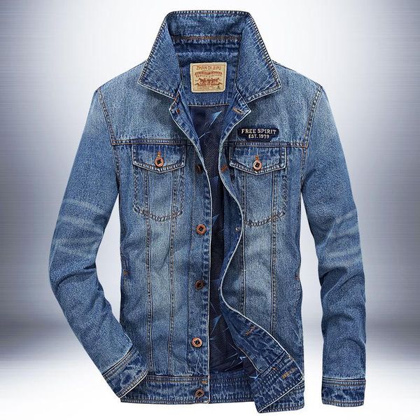 men's jackets 2021 denim washed jacket spring and autumn casual lapel thin, Black;brown
men's jackets 2021 denim washed jacket spring and autumn casual lapel thin, Black;brown