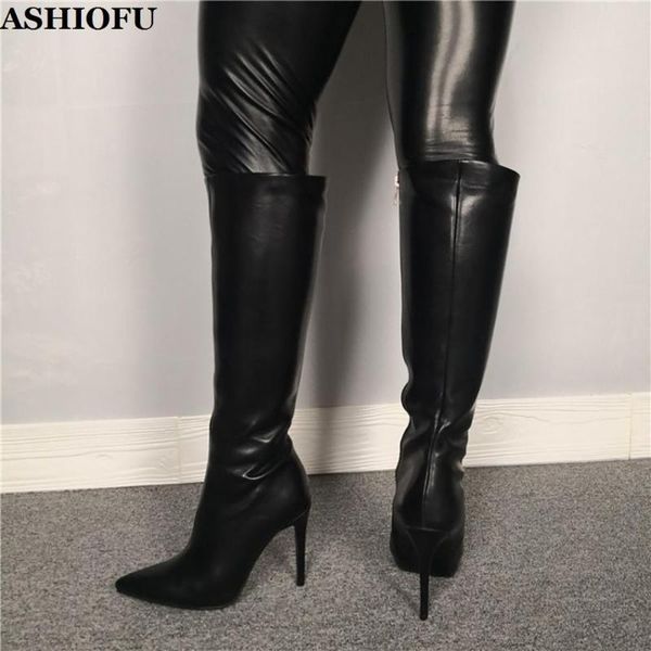 boots ashiofu handmade ladies high heel pointed-toe party prom knee-hi night-club evening shopping fashion boot shoes, Black
boots ashiofu handmade ladies high heel pointed-toe party prom knee-hi night-club evening shopping fashion boot shoes, Black
