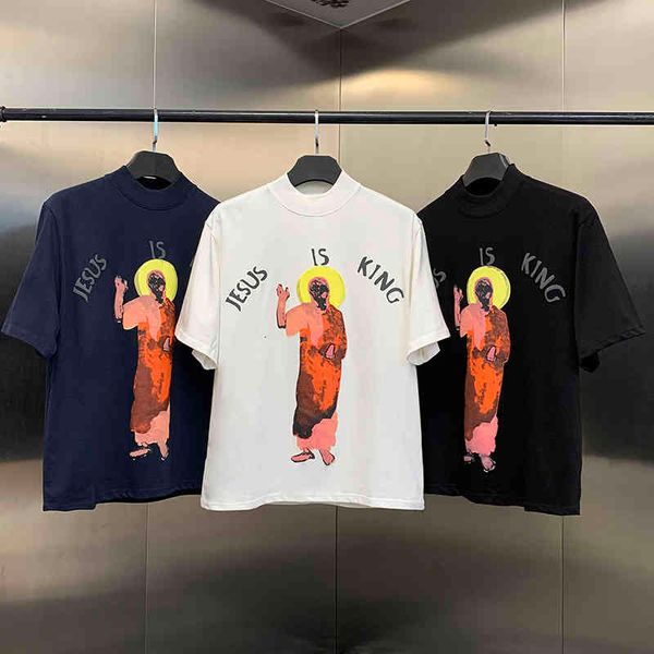 men's t-shirts male summer mode t-shirt 1:1 kanye west high street brand cpfm jesus is hip hop king loose cotton oversize short sleeve, White;black
men's t-shirts male summer mode t-shirt 1:1 kanye west high street brand cpfm jesus is hip hop king loose cotton oversize short sleeve, White;black