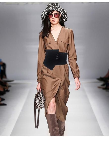 belts girdle for women suit irregular button decorate waistband fashion ladies wide black waist belt elastic cummerbunds corsetto saia, Black;brown
belts girdle for women suit irregular button decorate waistband fashion ladies wide black waist belt elastic cummerbunds corsetto saia, Black;brown