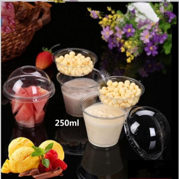 disposable cups & straws 50pcs transparent ice cream pudding thick plastic cup 250ml 9oz juice yogurt packaging with lid
disposable cups & straws 50pcs transparent ice cream pudding thick plastic cup 250ml 9oz juice yogurt packaging with lid