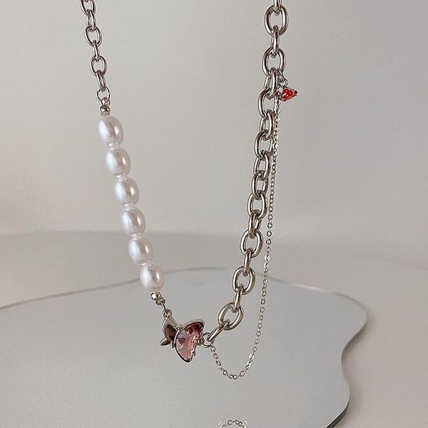 pendant necklaces u-magical exaggerated cubic zircon imitation pearl necklace for women butterfly hollow chunky chain jewelry, Silver
pendant necklaces u-magical exaggerated cubic zircon imitation pearl necklace for women butterfly hollow chunky chain jewelry, Silver