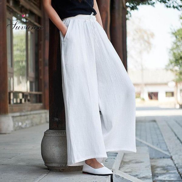 women's pants & capris suvance 2021 spring summer vintage 4 solid color wide leg linen women long jl-bxf2377, Black;white
women's pants & capris suvance 2021 spring summer vintage 4 solid color wide leg linen women long jl-bxf2377, Black;white