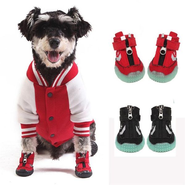 dog apparel 20214 pcs/sets luminous pet dogs autumn winter reflective boots waterproof warm com table shoes protector
dog apparel 20214 pcs/sets luminous pet dogs autumn winter reflective boots waterproof warm com table shoes protector