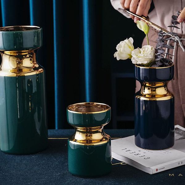home decorative ceramic vase luxury electroplating gold flower pot nordic style flower arrangement home decor ceramic crafts
home decorative ceramic vase luxury electroplating gold flower pot nordic style flower arrangement home decor ceramic crafts