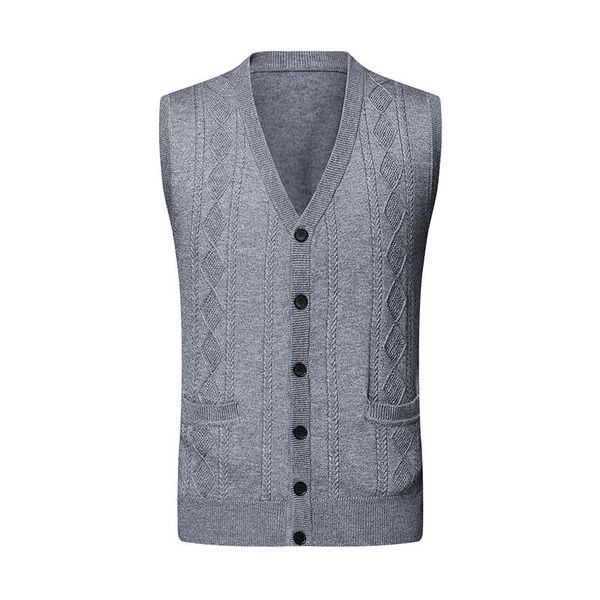 men's sweaters 2021 wool knitwear autumn sleeveless buttons up cardigan male argyle sweater vest casual v-neck knit coat, White;black
men's sweaters 2021 wool knitwear autumn sleeveless buttons up cardigan male argyle sweater vest casual v-neck knit coat, White;black