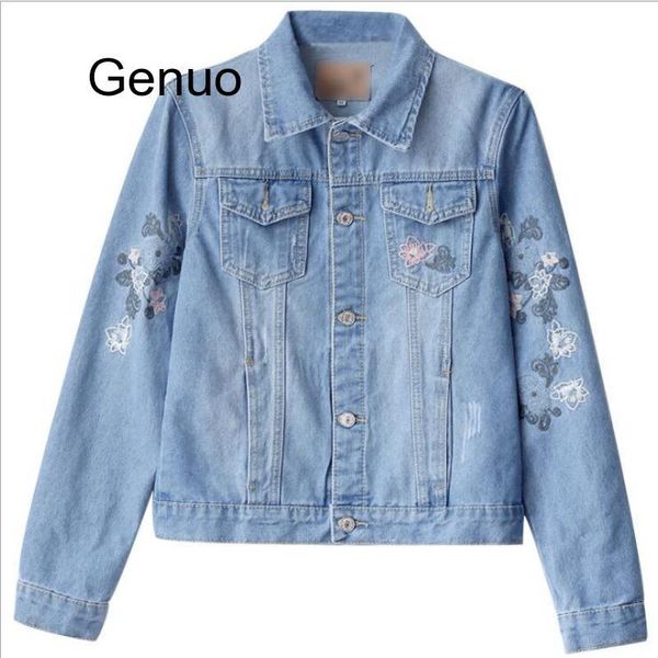 women's jackets plus size denim coat women boyfriend jean coats streetwear vintage oversize embroidery elegant jeans jacket clothes 202, Black;brown
women's jackets plus size denim coat women boyfriend jean coats streetwear vintage oversize embroidery elegant jeans jacket clothes 202, Black;brown