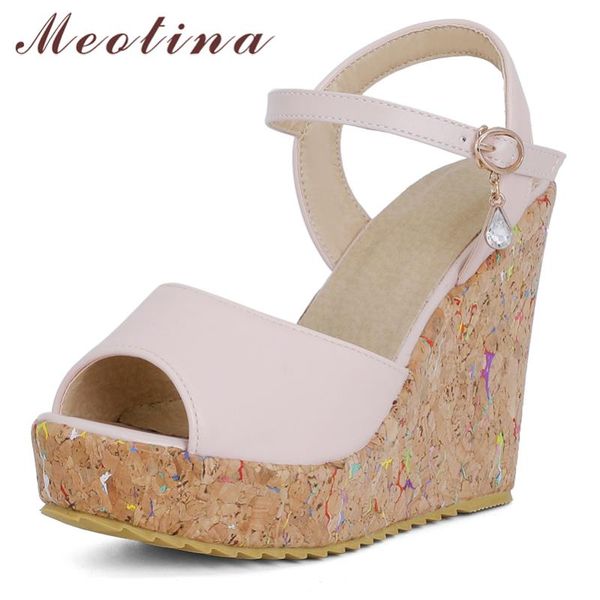 sandals meotina women shoes wedges super high heel buckle peep toe ladies footwear summer pink black big size 43
sandals meotina women shoes wedges super high heel buckle peep toe ladies footwear summer pink black big size 43