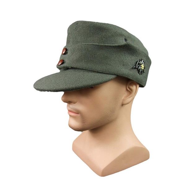 wide brim hats wwii german wh gebirgsjäger mountain troops wool field cap, Blue;gray
wide brim hats wwii german wh gebirgsjäger mountain troops wool field cap, Blue;gray