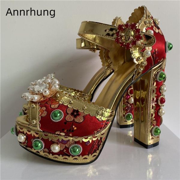 sandals luxury diamond platform wedding shoes woman chunky heel beaded rivet decor rhinestone embroidery satin summer women, Black
sandals luxury diamond platform wedding shoes woman chunky heel beaded rivet decor rhinestone embroidery satin summer women, Black