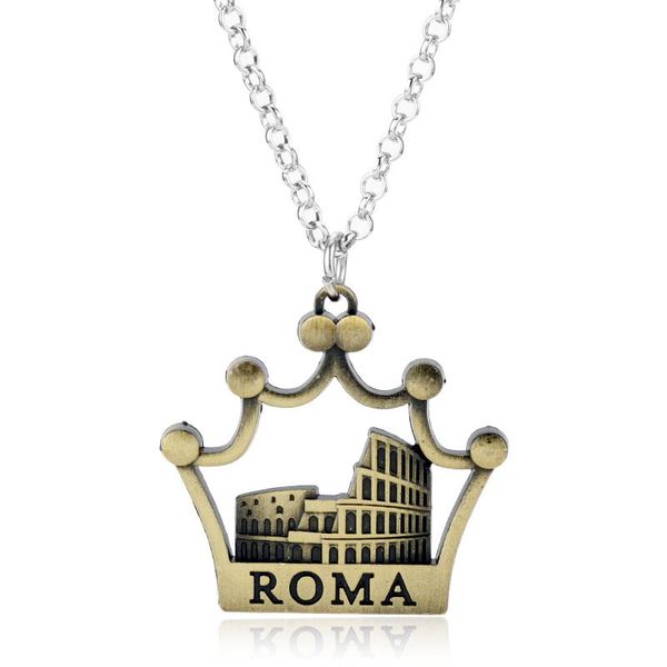pendant necklaces mqchun rome colosseum dangle charms necklace diy jewelry crown shape simple accessories souvenir for women men, Silver
pendant necklaces mqchun rome colosseum dangle charms necklace diy jewelry crown shape simple accessories souvenir for women men, Silver