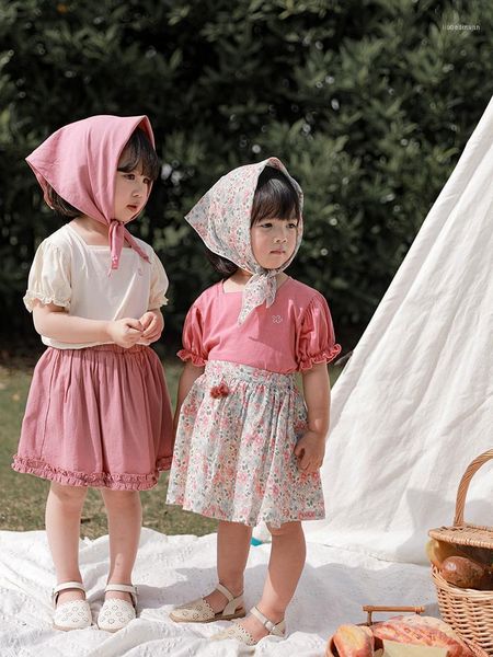 girls' summer skirt solid color versatile lace short sleeve korean sweet shirt two piece sets children's fashion clothes clothing1, White
girls' summer skirt solid color versatile lace short sleeve korean sweet shirt two piece sets children's fashion clothes clothing1, White