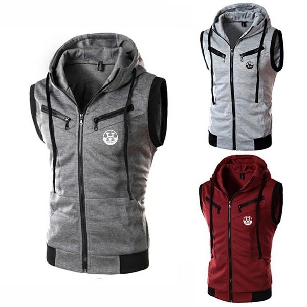 men's vests 2021 summer zipper hoodie sleeveless printed solid color casual vest fashion trend large size s-4xl, Black;white
men's vests 2021 summer zipper hoodie sleeveless printed solid color casual vest fashion trend large size s-4xl, Black;white