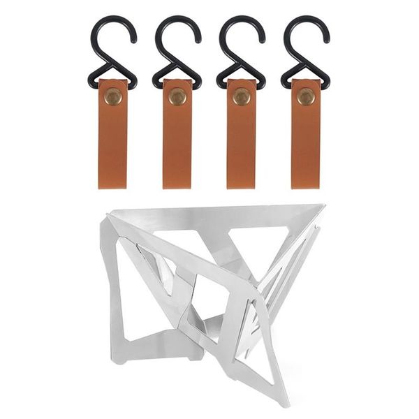 coffee filters 4 pcs outdoor camping rack hook pu hanging buckle & 1 collapsible drip for traveling hiking
coffee filters 4 pcs outdoor camping rack hook pu hanging buckle & 1 collapsible drip for traveling hiking