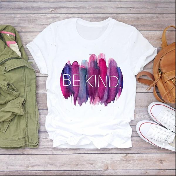women cartoon watercolor kind letter short sleeve clothing summer shirt t shirts t graphic female ladies womens tee t shirt, White
women cartoon watercolor kind letter short sleeve clothing summer shirt t shirts t graphic female ladies womens tee t shirt, White