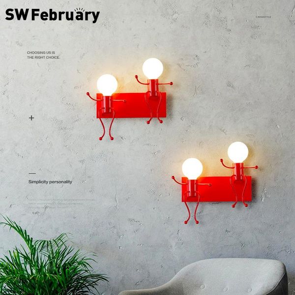 led wall lights modern retro industrial wind wrought iron art villain creative lamp for home children's room bedroom wall lamps
led wall lights modern retro industrial wind wrought iron art villain creative lamp for home children's room bedroom wall lamps
