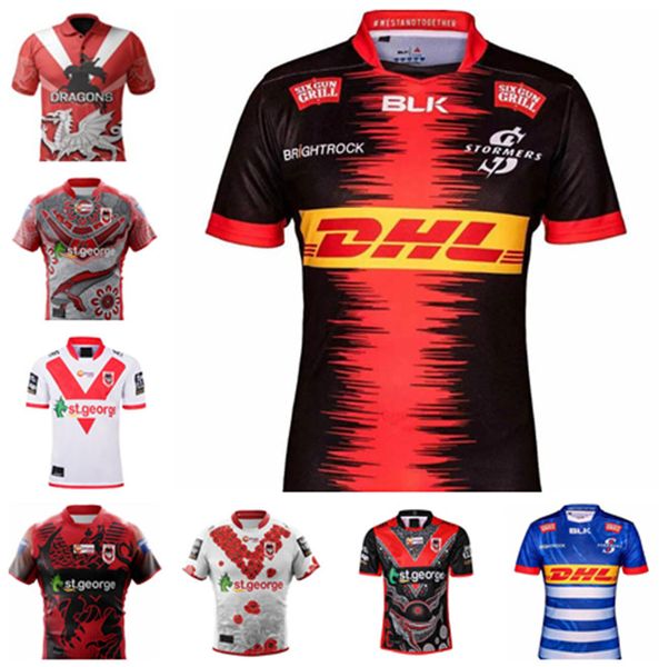 2021 stormers rugby jersey st george illawarra thailand shirt storms training size s-5xl, Black;gray
2021 stormers rugby jersey st george illawarra thailand shirt storms training size s-5xl, Black;gray