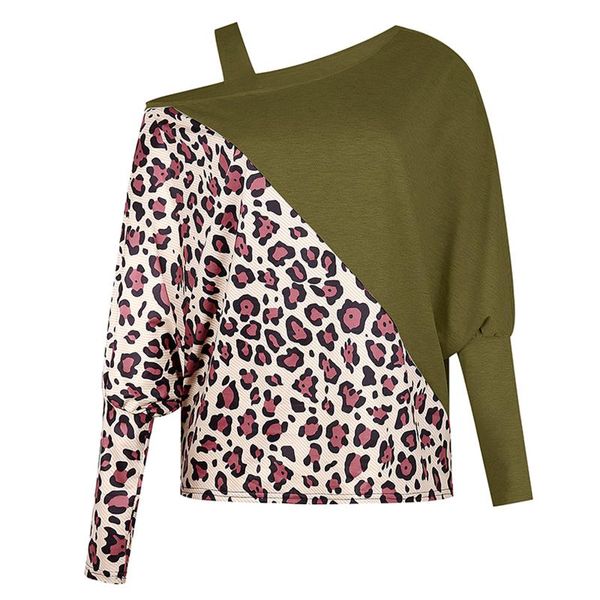 women's blouses & shirts blouse women leopard long sleeve fashion ladies plus size shirt oversize off shoulder blusas mujer de moda, White
women's blouses & shirts blouse women leopard long sleeve fashion ladies plus size shirt oversize off shoulder blusas mujer de moda, White
