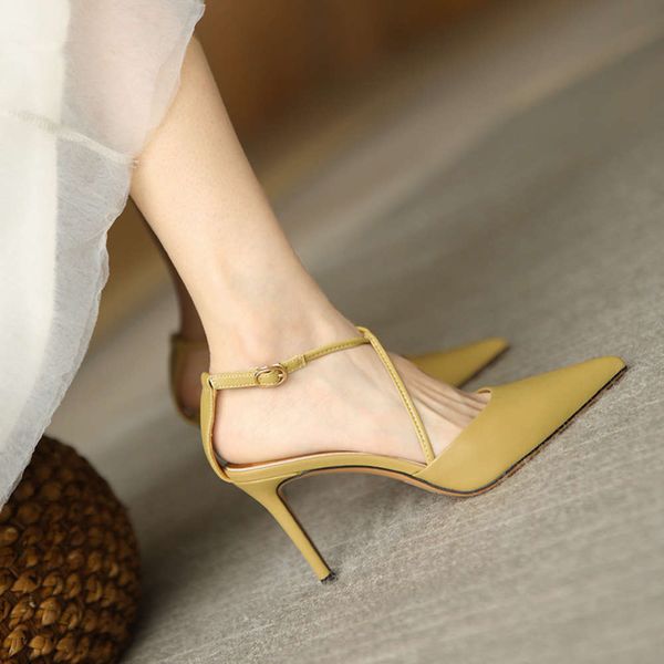 baotou sandals women's thin heels summer versatile fairy style pointed single sho one-sided high, Black
baotou sandals women's thin heels summer versatile fairy style pointed single sho one-sided high, Black