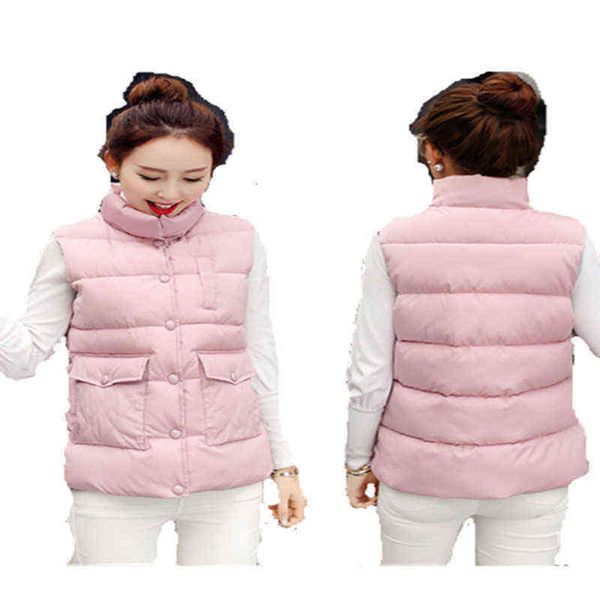 2021 women's spring and autumn down cotton et thickened short vest fashion, Black;white
2021 women's spring and autumn down cotton et thickened short vest fashion, Black;white