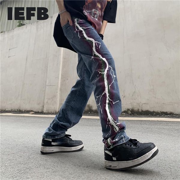 men's jeans iefb streetwear spring autumn fashion side printed loose denim long pants hip hop trousers 2021 9y8210, Blue
men's jeans iefb streetwear spring autumn fashion side printed loose denim long pants hip hop trousers 2021 9y8210, Blue