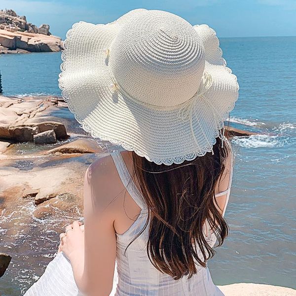 wide brim hats summer lady girl casual outdoor straw hat with rope ribbon beading sun sunscreen visor caps women travel, Blue;gray
wide brim hats summer lady girl casual outdoor straw hat with rope ribbon beading sun sunscreen visor caps women travel, Blue;gray