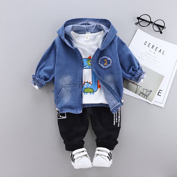 spring autumn children clothing kid boys sets cotton denim jacket pants toddler clothes suit, White
spring autumn children clothing kid boys sets cotton denim jacket pants toddler clothes suit, White