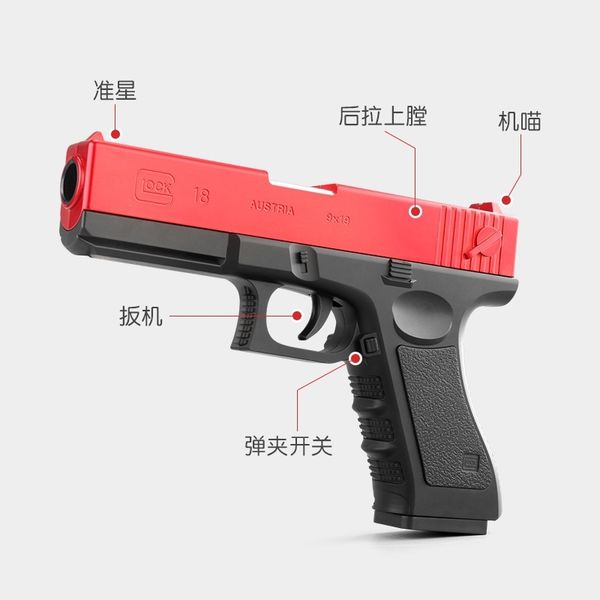 glock shell throwing soft bullet toy gun can be fired down and loaded manually 1911 desert eagle eats chicken boy
glock shell throwing soft bullet toy gun can be fired down and loaded manually 1911 desert eagle eats chicken boy