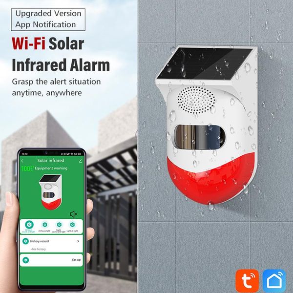 alarm systems outdoor solar infrared sensor anti-theft pir intrusion detector security system safeguard with 433
alarm systems outdoor solar infrared sensor anti-theft pir intrusion detector security system safeguard with 433