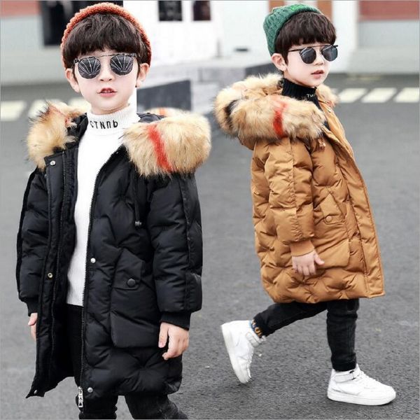 winter boy long fashion thicken cotton-padded coat children outwear fur collar hand-stuffed hooded jackets for boys 4-13 years, Blue;gray
winter boy long fashion thicken cotton-padded coat children outwear fur collar hand-stuffed hooded jackets for boys 4-13 years, Blue;gray