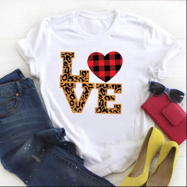 women love leopard plaid fashion valentine print summer female tshirt womens t tee ladies shirt clothes graphic t shirt, White
women love leopard plaid fashion valentine print summer female tshirt womens t tee ladies shirt clothes graphic t shirt, White