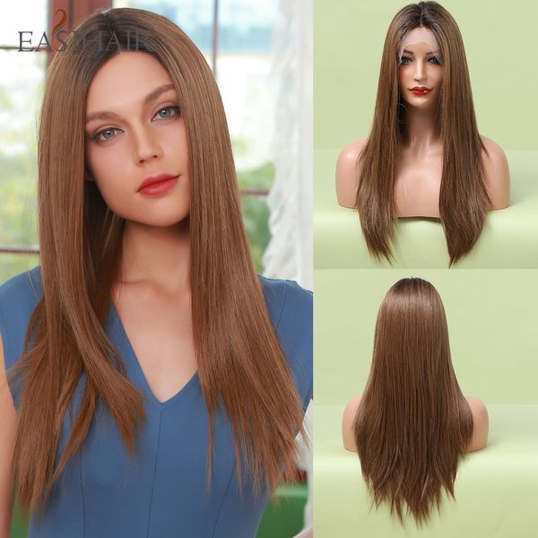 long straight brown synthetic lace front wigs natural hair wigs for women lace frontal wig heat resistant, Black
long straight brown synthetic lace front wigs natural hair wigs for women lace frontal wig heat resistant, Black